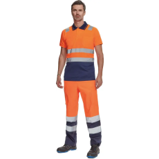  CADIZ HV galléros póló narancs/navy 5XL