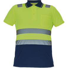  CADIZ HV galléros póló sárga/navy XS