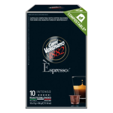 Caffe Vergnano Kávékapszula CAFFÉ VERGNANO Nespresso Intenso 10 kapszula/doboz kávé