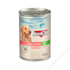 CAGATAY BONACIBO CANNED DOG FOODS SALMON 400g kutyafelszerelés