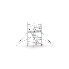 Cagsan CAGSAN lépcsős gurulóállvány Protube LNME (180)-Munkamagasság:4,3m létra és állvány