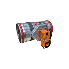 Cairox Motoros, kör keresztmetszetű tűzcsappantyú, 230V, 120 perc- Circe4 M230- D200 hűtés, fűtés szerelvény