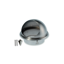 Cairox Rozsdamentes acél kültéri esővédő rács 160 mm hűtés, fűtés szerelvény