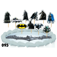 CAKE TOPPERS díszítő készlet - BATMAN FILMSOROZAT 10db. party kellék