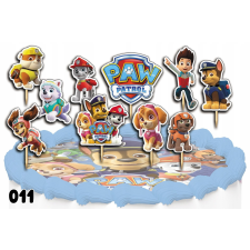 CAKE TOPPERS díszítő készlet - PSI PATROL PAW SKY CHASE 10db. party kellék