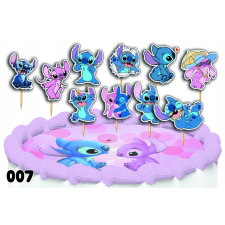 CAKE TOPPERS díszítő készlet - STICH STICK 10db. party kellék
