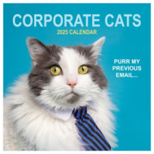 CAL 25 CORPORATE CATS – WALL naptár, kalendárium