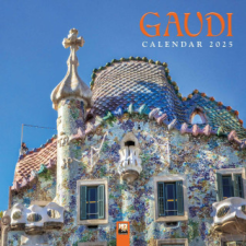 CAL 25 GAUDI WALL CALENDAR 2025 – WALL naptár, kalendárium