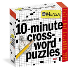  CAL 26 MENSA 10 MINUTE XWORD PUZZLES – BOX (Kalendář) naptár, kalendárium