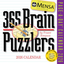  CAL 26 MENSA 365 BRAIN PUZZLERS – BOX naptár, kalendárium