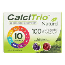 CALCITRIO NATUREL FILMTABLETTA 30DB vitamin és táplálékkiegészítő