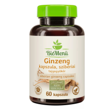 Caleido IT-Outsource Kft. BioMenü BIO GINZENG kapszula szibériai 60 db reform élelmiszer