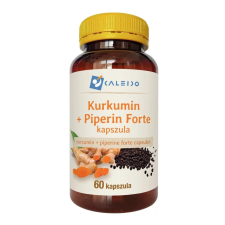 Caleido Kurkumin+Piperin forte kapszula 380mg kurkumin + 2,375mg piperin vitamin és táplálékkiegészítő