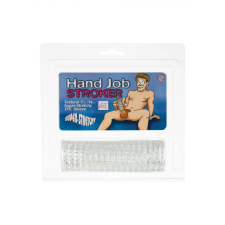 CalExotics Hand Job Stroker Clear- Férfi maszturbátor- akár meleg pároknak is tökéletes egyéb erotikus kiegészítők férfiaknak