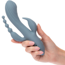  CALEXOTICS - TRIPLA EXTÁZIS VIBRÁTOR SZÜRKE vibrátorok