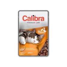 Calibra Cat Premium Line Adult Duck&amp;Chicken 100 g macskaeledel