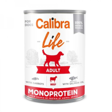 Calibra Dog Life Adult Beef with carrots konzerv 400g kutyaeledel