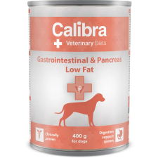 Calibra VD Dog konzerv Gastrointestinal & Pancreas Low Fat 400 g kutyaeledel