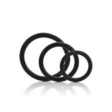 California Exotic Novelties TriRings Black péniszgyűrű