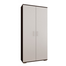  CALIFORNIA gardróbszekrény, kétajtós, Á2, 80 cm, WENGE FEHÉR bútor