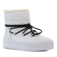 Calvin Klein Bold Vulcanic Flatform fehér női csizma Méret:36 női csizma, bakancs