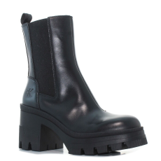 Calvin Klein Chunky Heeled Chelsea fekete női bokacsizma Méret:36