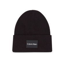 Calvin Klein Fine Cotton Rib Beanie sapka K50K510986 Univerzális fekete férfi sapka