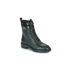 Calvin Klein Jeans Csizmák RUBBER SOLE COMBAT BOOT W/HW Fekete 36