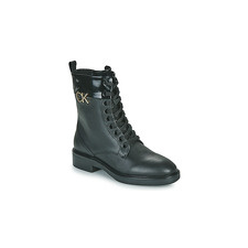 Calvin Klein Jeans Csizmák RUBBER SOLE COMBAT BOOT W/HW Fekete 40 női csizma, bakancs