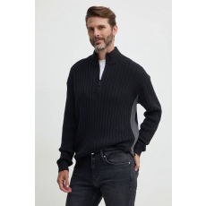 Calvin Klein Jeans férfi pulóver J30J326199 S INTL Fekete