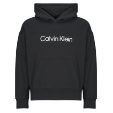 Calvin Klein Jeans Pulóverek LS STANDARD LOGO PREMIUM TERRY P Fekete EU M
