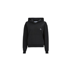 Calvin Klein Jeans Pulóverek WOVEN LABEL HOODIE Fekete EU L