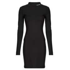 Calvin Klein Jeans Rövid ruhák LOGO ELASTIC MILANODRESS Fekete EU L női ruha