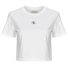 Calvin Klein Jeans Rövid ujjú pólók A - SS LOGO CROPPED TEE Fehér EU M