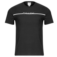 Calvin Klein Jeans Rövid ujjú pólók SPLIT LINE LOGO T-SHIRT Fekete EU S