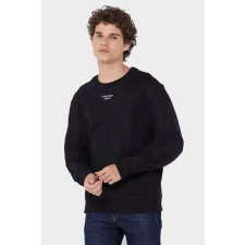Calvin Klein JEANS, Sportblúz nyakkivágással a nyak tövében, fekete, XL férfi pulóver, kardigán