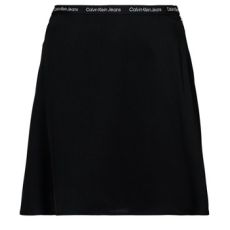 Calvin Klein Jeans Szoknyák LOGO ELASTIC SKIRT Fekete EU L