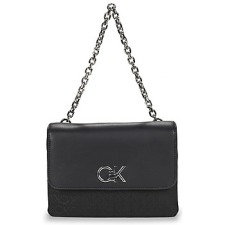 Calvin Klein Jeans Válltáskák RE-LOCK DOUBLE GUSETTBAG_JCQ Fekete Egy méret kézitáska és bőrönd
