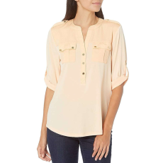 Calvin Klein női ing M0BH7877 Világos bézs L INTL
