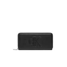 Calvin Klein Női pénztárca, Calvin Klein, Szintetikus bőr, Fekete pénztárca