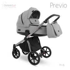 Camarelo Bergon Camarelo Previo multifunkciós babakocsi 2in1 -06 szürke babakocsi