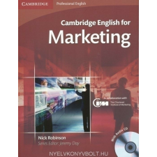 CAMB ENGLISH FOR MARKETING+CD nyelvkönyv, szótár