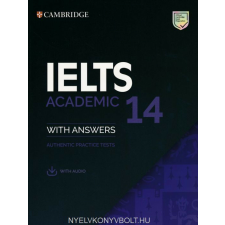 CAMB IELTS 14 ACADEMIC SB+KEY+AUDIO nyelvkönyv, szótár