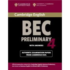  Cambridge BEC 4 Preliminary Student's Book with answers – Cambridge ESOL idegen nyelvű könyv