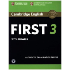  Cambridge English First 3 - Student's Book with answers and downloadable audio idegen nyelvű könyv