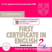  Cambridge First Certificate in English 2 for updated exam Audio CDs (2) idegen nyelvű könyv
