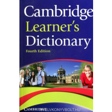  CAMBRIDGE LEARNER&#039;S DICTIONARY 4TH nyelvkönyv, szótár