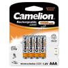 Camelion akku típus HR03, HHR-4EPT Micro AAA 1100mAh 4db/csom.