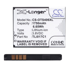 Cameron Sino akku 1750 mah li-ion (tli017c1, alcatel ot-5017 kompatibilis) mobiltelefon akkumulátor