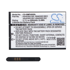Cameron Sino akku 650 mah li-ion (ab463651bac / ab463651bec / ab463651buc kompatibilis) mobiltelefon akkumulátor